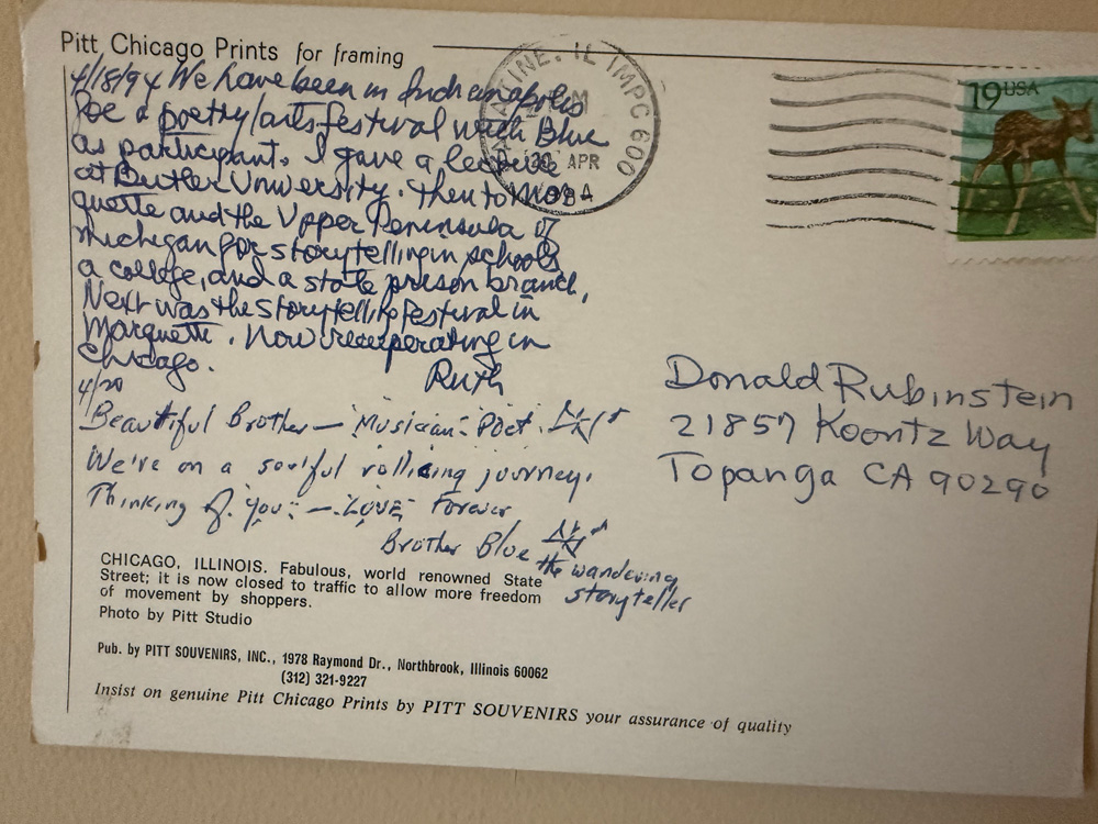 Donald Rubinstein : postcards from America